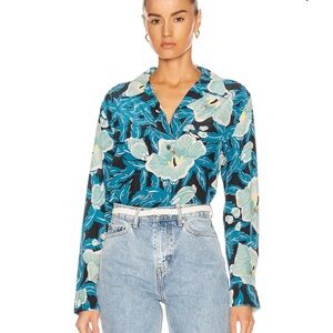 EQUIPMENT AMAIA LONG SLEEVE TOP 100% silk SZ XS